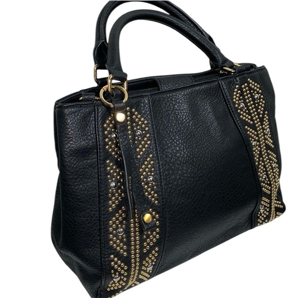 Enzo Angiolini Black Studded Bag - Picture 2 of 4